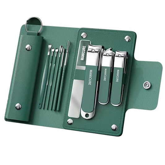 10 in 1 Nail Clipper Set with Ear Cleaner – Manicure Pedicure Kit
