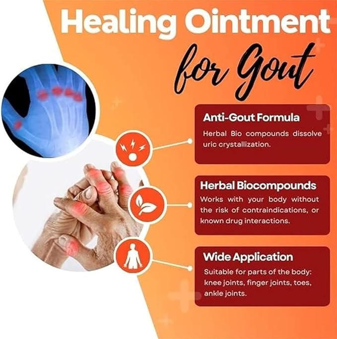 Gout Pain Relief Ointment Cream pack of 2