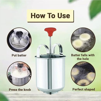 Stainless Steel Medu Vada Maker