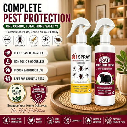 Complete Pest Protection Spray Combo (100 ml Each)
