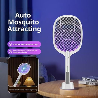 Electric Mosquito Killer Racket Handheld Fly Swatter Bat