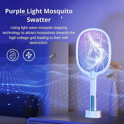 Electric Mosquito Killer Racket Handheld Fly Swatter Bat