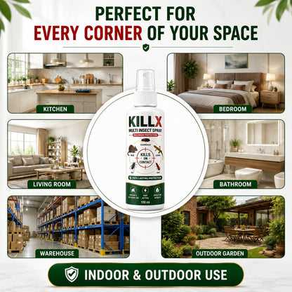 KillX Multi Insect Spray 100ml Each Pack Of 3
