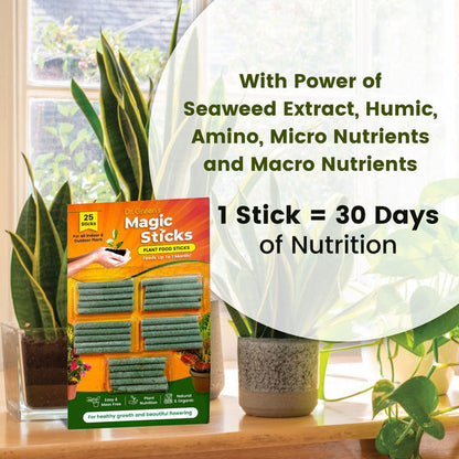 Plant Food Magic Sticks Pack of 1 (25 sticks)