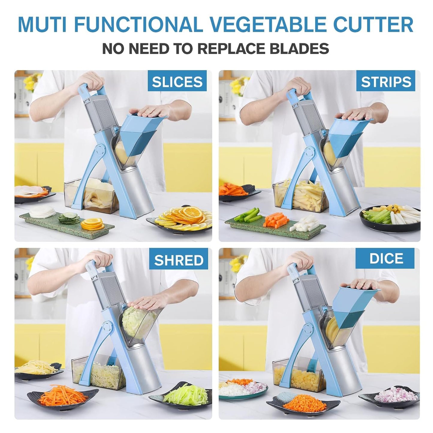 Vegetable Chopper Slicer for Kitchen
