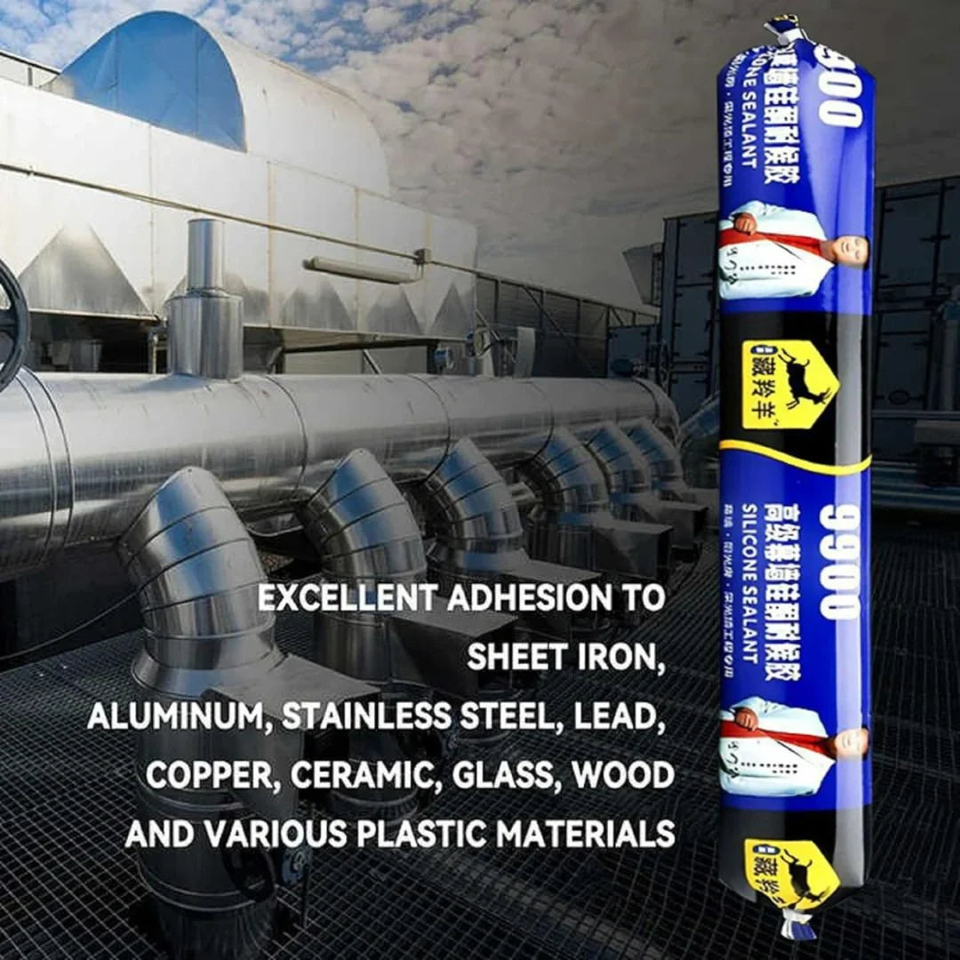 Waterproof Silicone Sealant for Roof & Leak Repair (Flexible & Paintable)