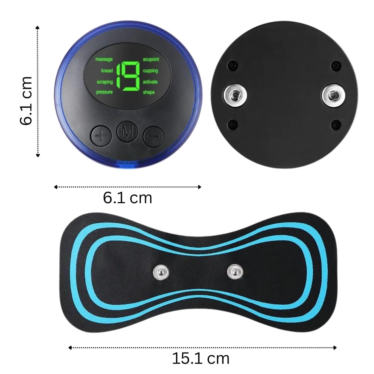 Rechargeable Butterfly Massager for Pain Relief