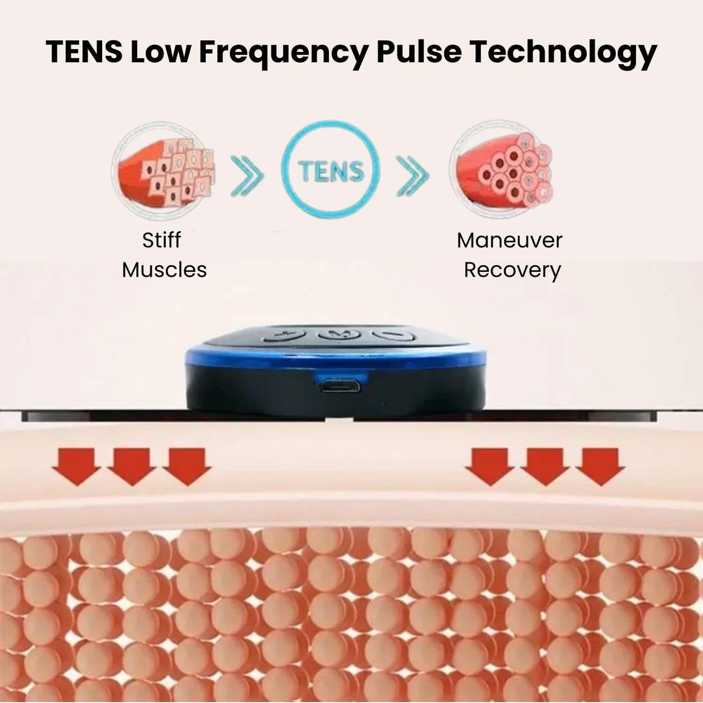 Rechargeable Butterfly Massager for Pain Relief
