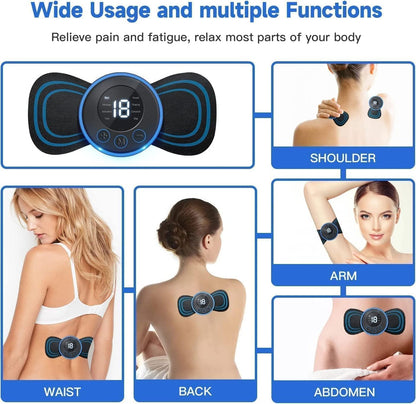 Rechargeable Butterfly Massager for Pain Relief