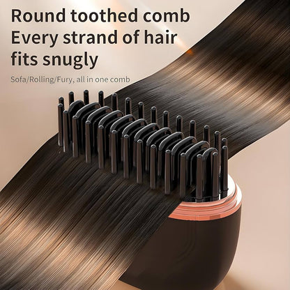 Mini Cordless Hair Straightener Comb
