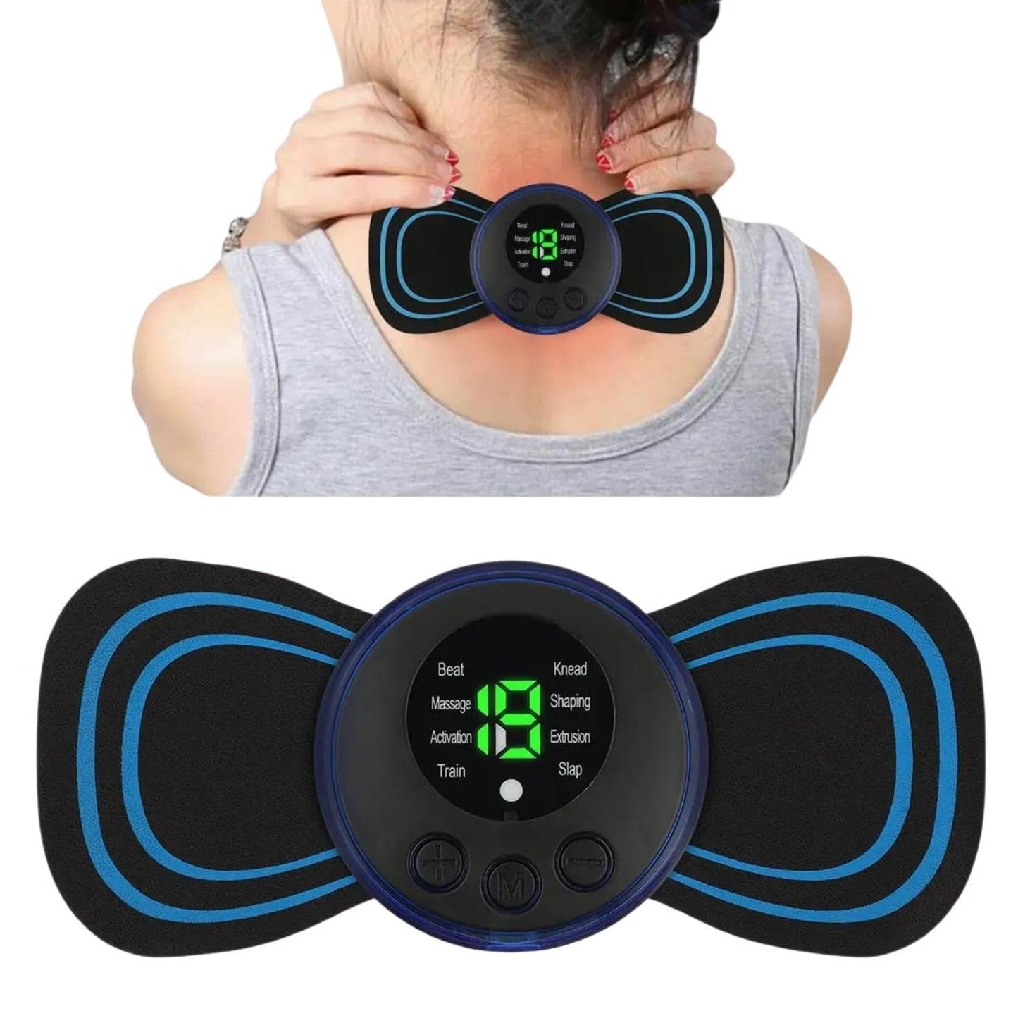 Rechargeable Butterfly Massager for Pain Relief