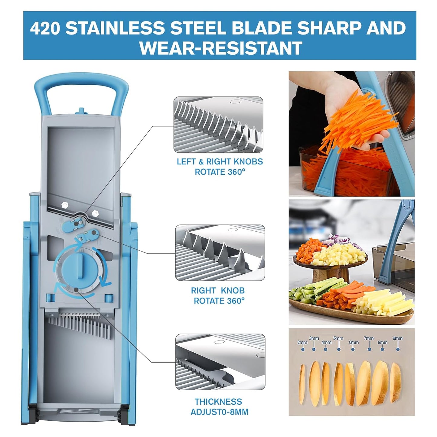 Vegetable Chopper Slicer for Kitchen