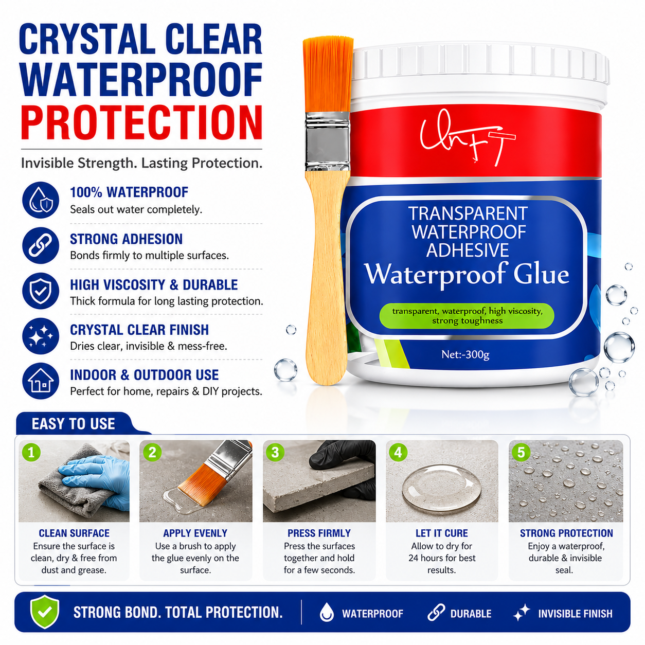 Transparent Waterproofing Glue - BUY 1 GET 1 FREE