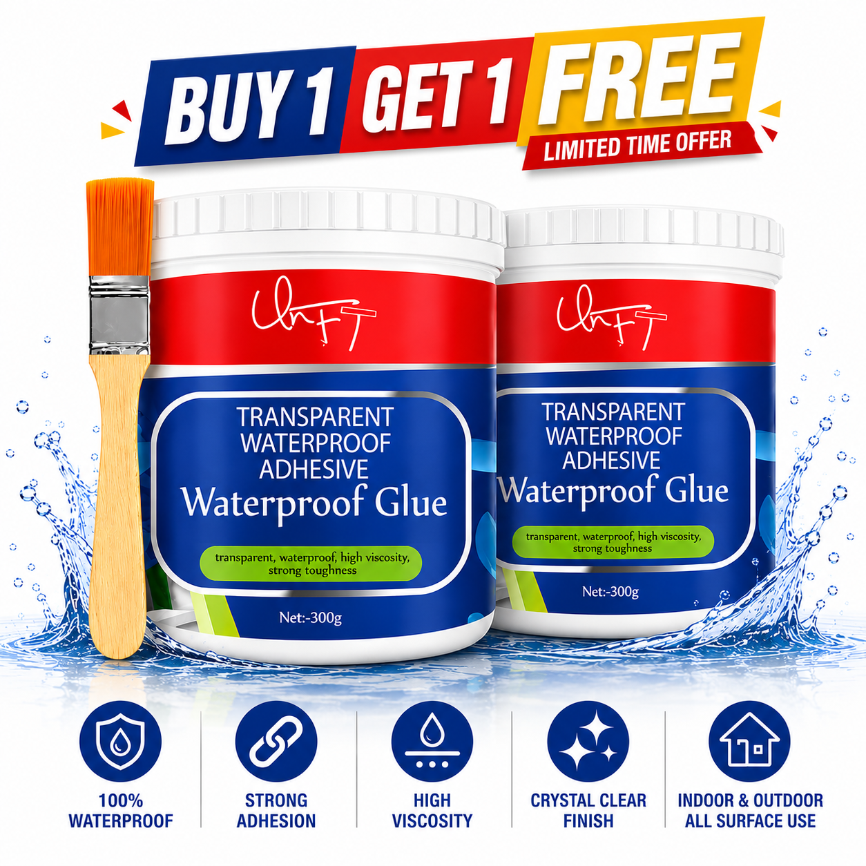 Transparent Waterproofing Glue - BUY 1 GET 1 FREE