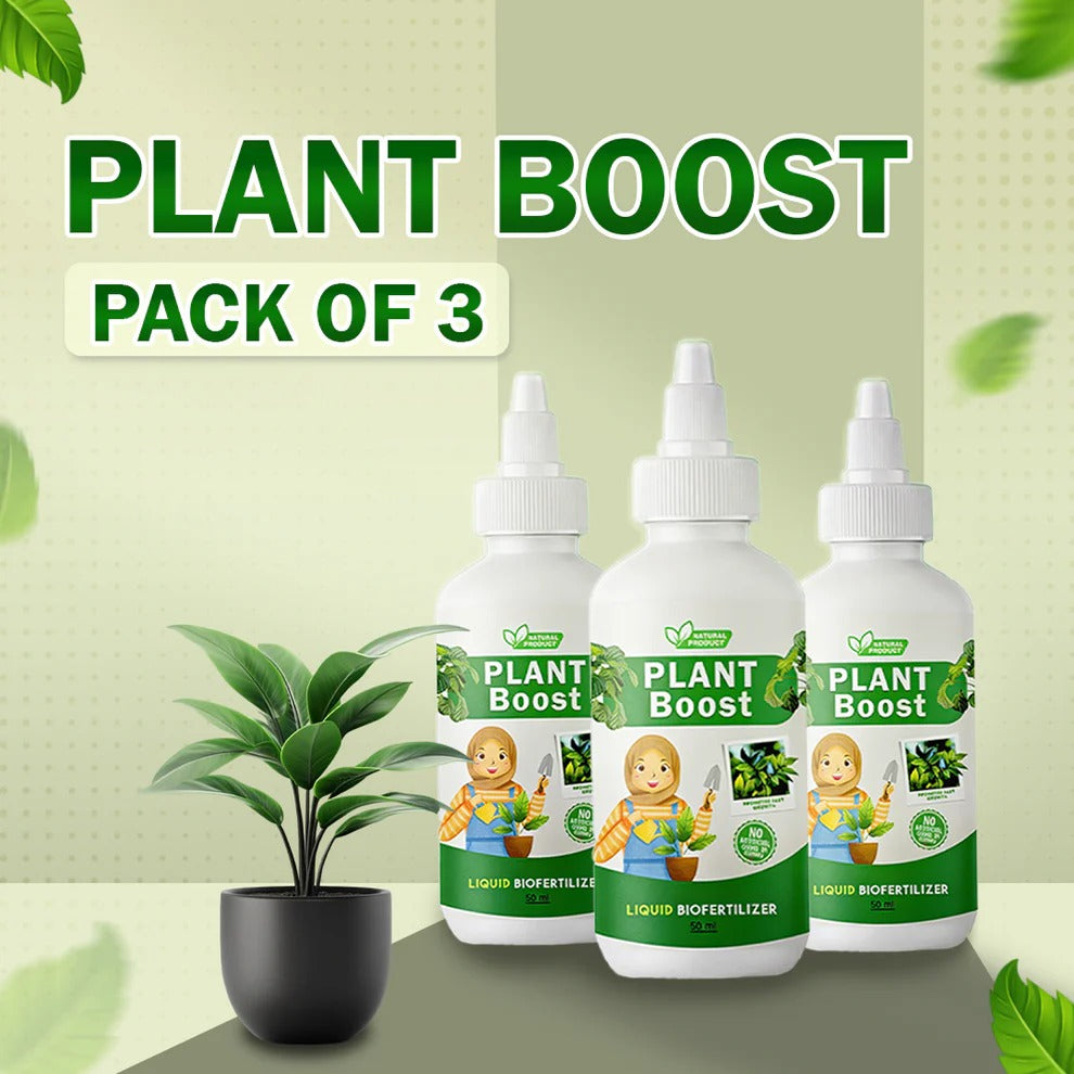 Plant Boost Liquid Biofertilizer For All Crops,Organic 50 Ml Each(Pack Of 3)