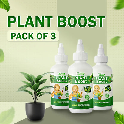 Plant Boost Liquid Biofertilizer For All Crops,Organic 50 Ml Each(Pack Of 3)