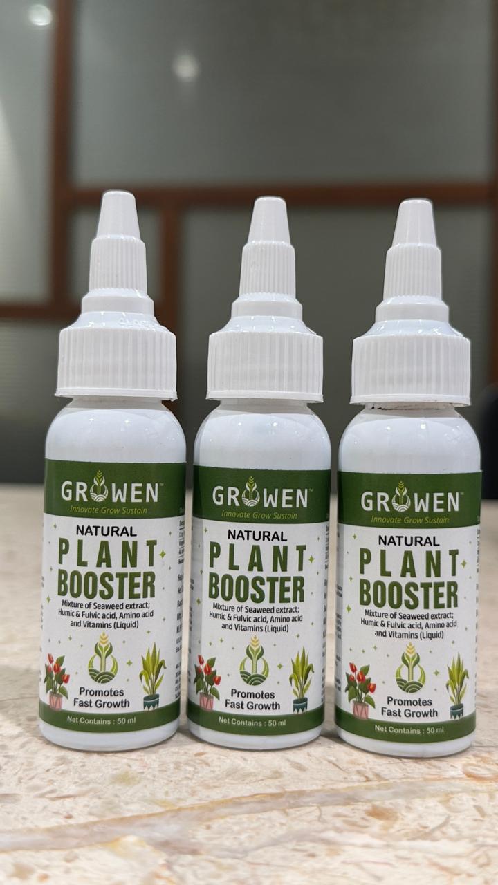 Plant Boost Liquid Biofertilizer For All Crops,Organic 50 Ml Each(Pack Of 3)
