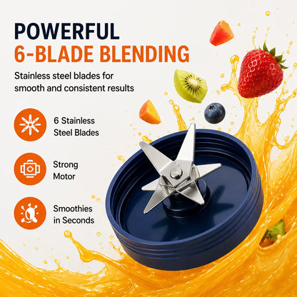 Portable Juicer Blender for Smoothies, Shakes and Fresh Juices