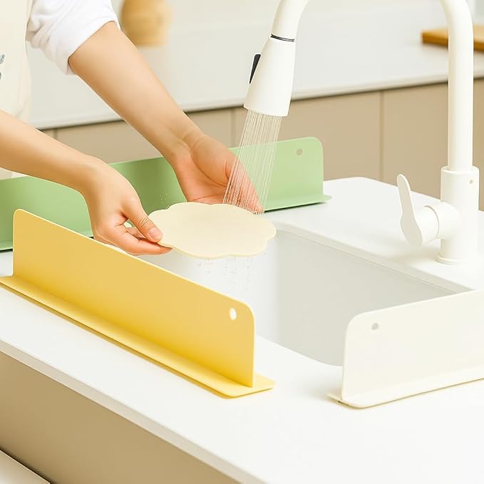 Kitchen Silicone Sink Splash Guard - Pack 2