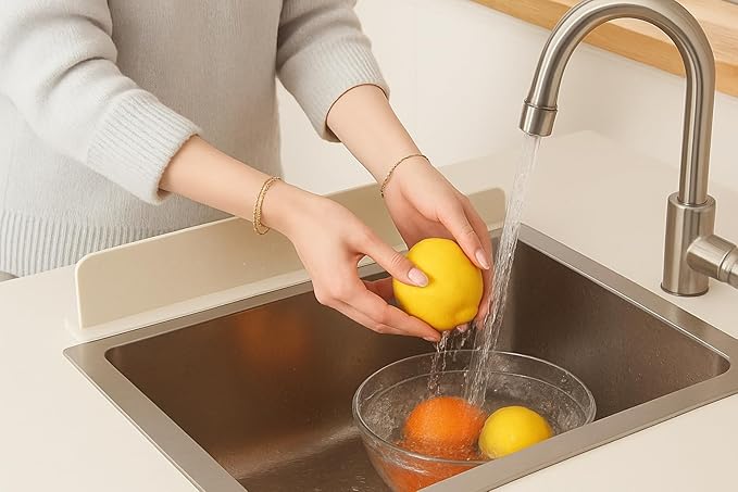 Kitchen Silicone Sink Splash Guard - Pack 2