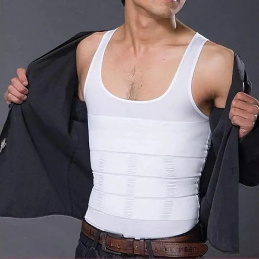 NEW Men's Solid Compression Flexvest