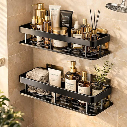 Self Adhesive Bathroom Shelf for Wall (pack of 2)