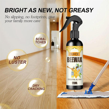 Beewax Spray Furniture Polish, Wood Cleaner, Wood Floor Polish - Buy 1 Get 1 Free