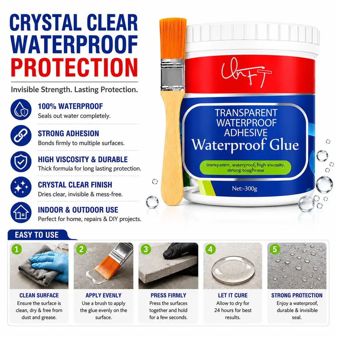 Transparent Waterproofing Glue - Buy 1 Get 1 Free